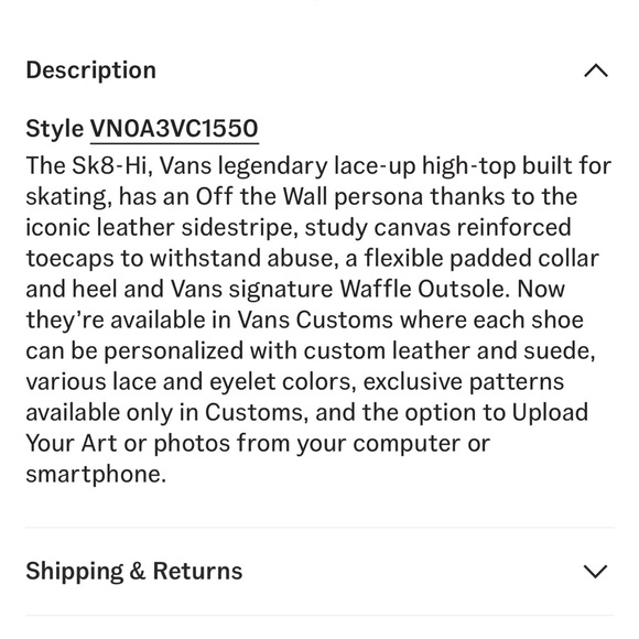 Vans Sk8-Hi Black Leather Lace Up High-Top Sneakers 7.5 Grunge Whimsigoth Skater - Picture 14 of 16